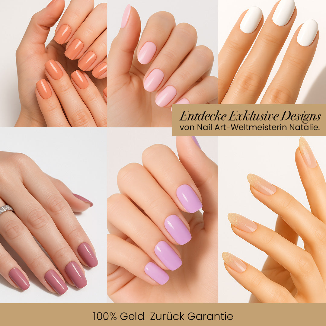 Non-UV Gel Nail Sticker Onyx - Die Ingenieurs-Lösung für Salon-Nägel in 5 Min.