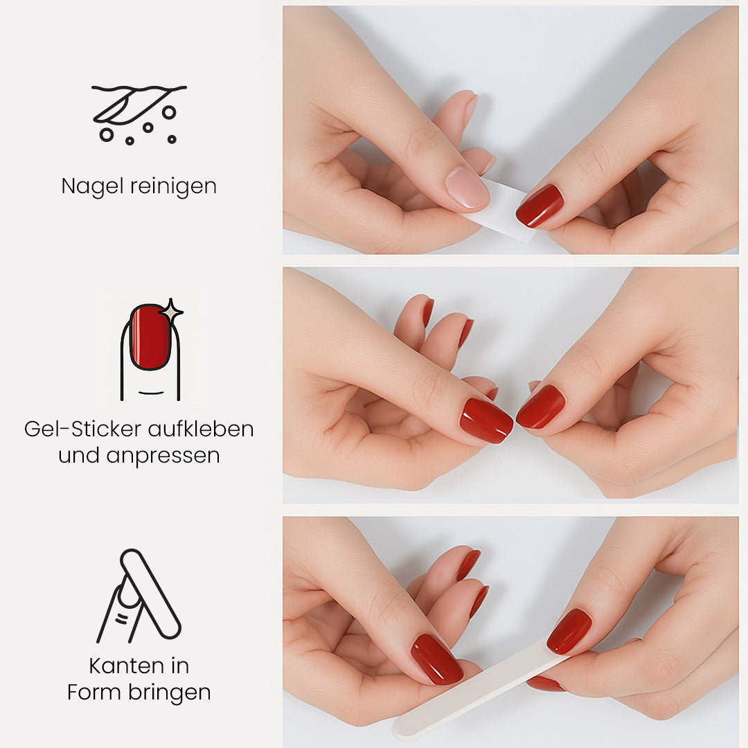 Non-UV Gel Nail Sticker Ibizablond
