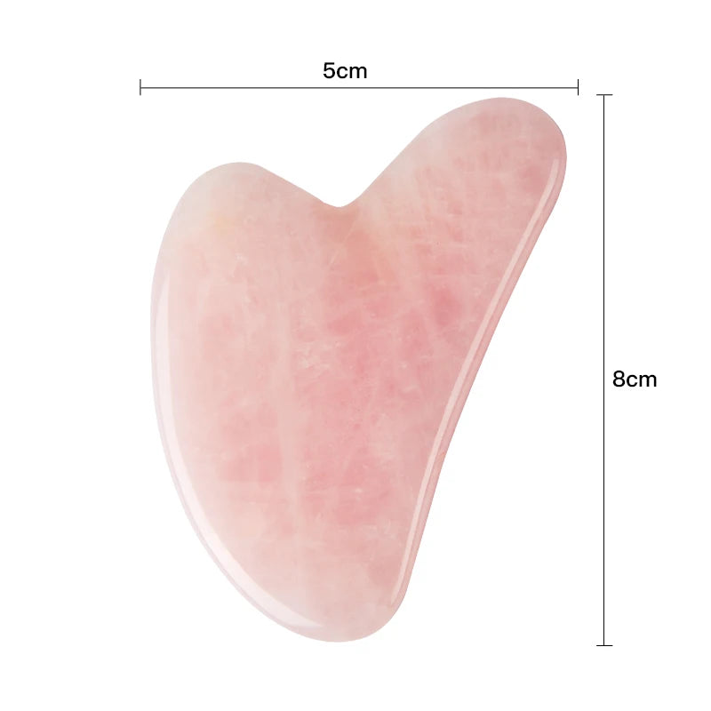 Rosenquartz Gua Sha Massagestein