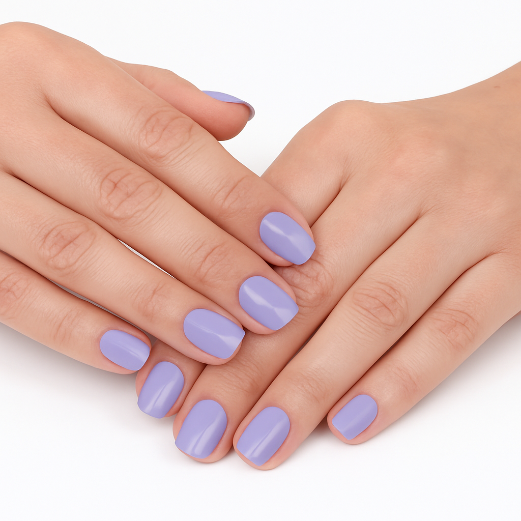 Non-UV Gel Nail Sticker Flieder