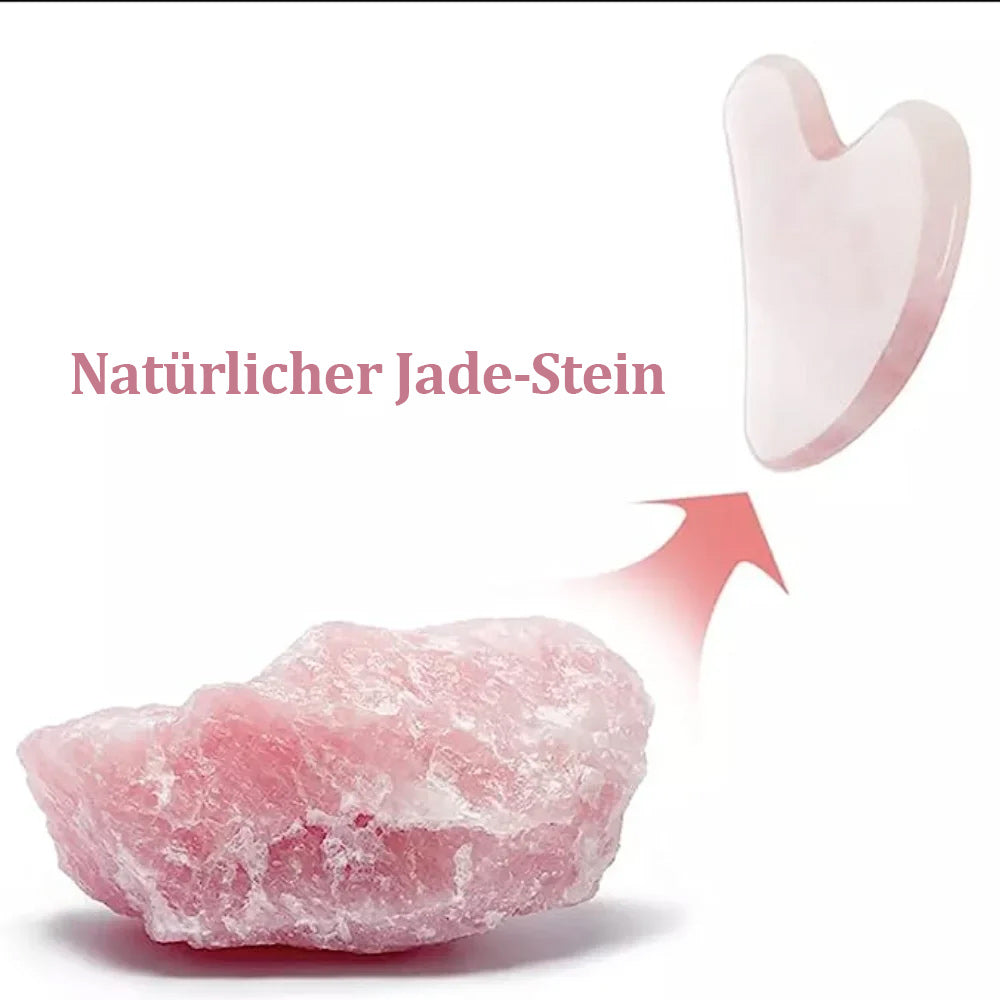 Rosenquartz Gua Sha Massagestein