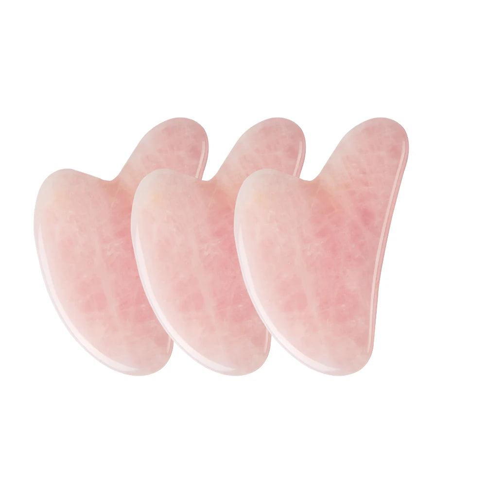 Rosenquartz Gua Sha Massagestein