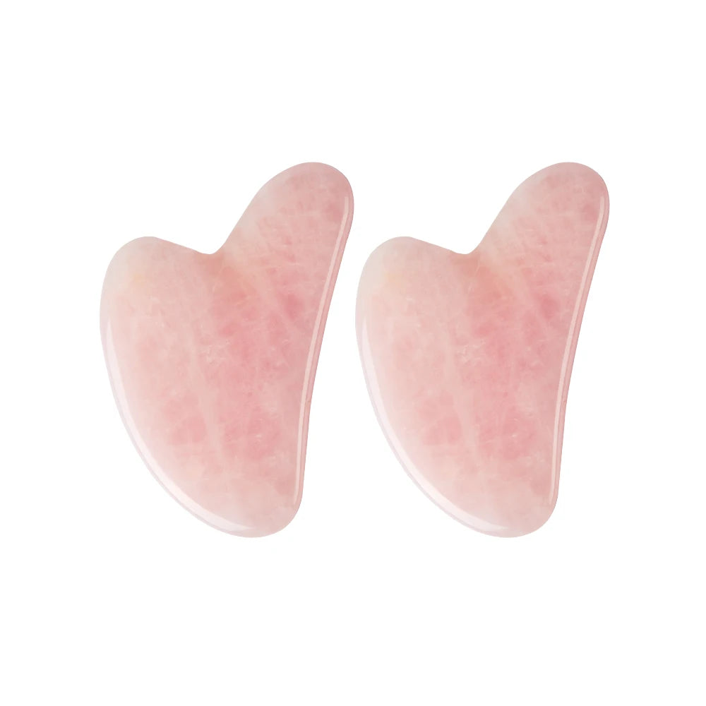 Rosenquartz Gua Sha Massagestein