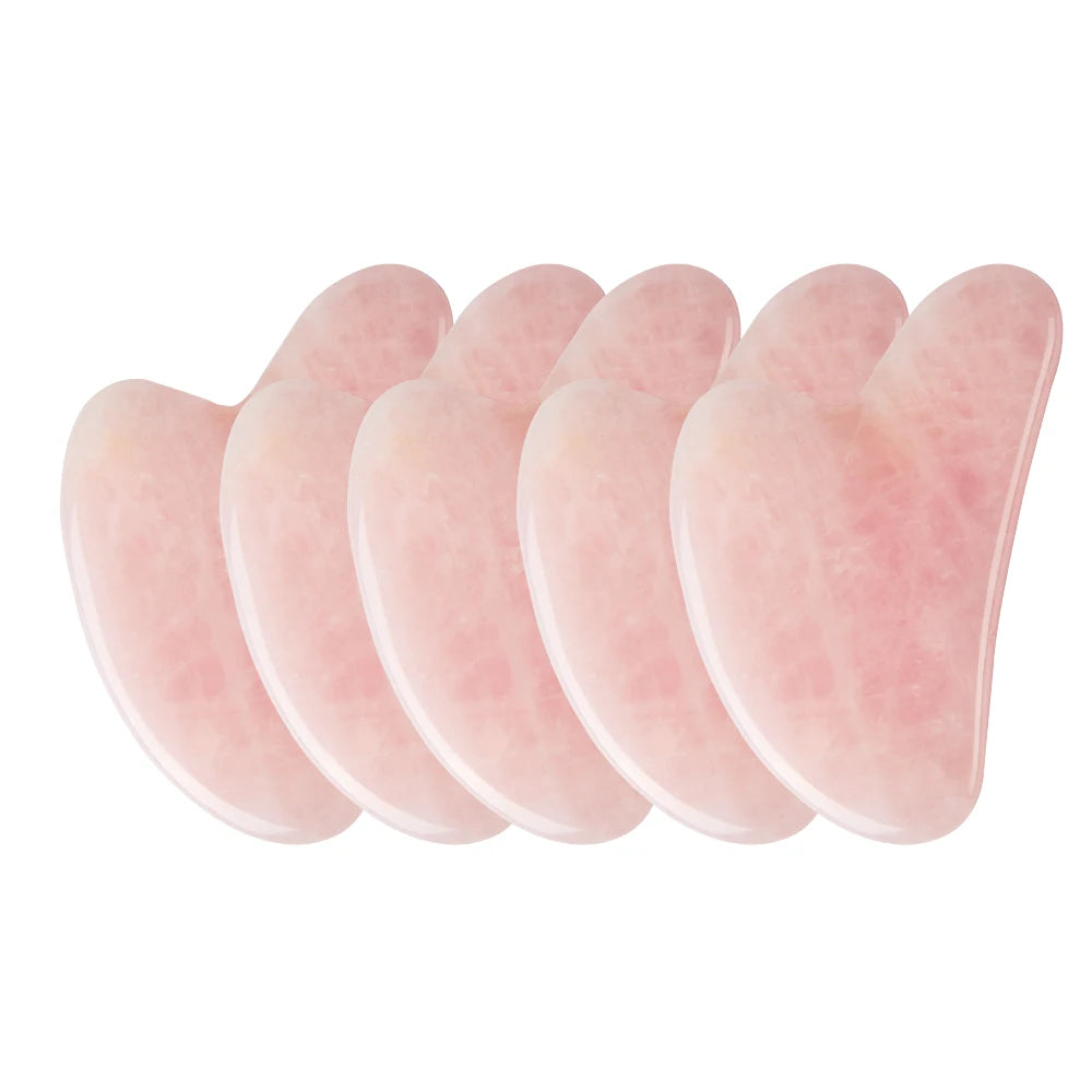 Rosenquartz Gua Sha Massagestein