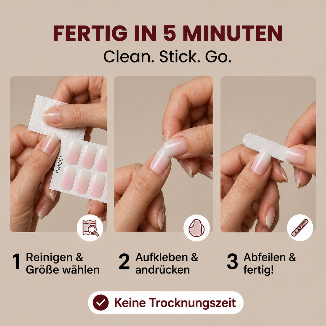 Erfahrungen mit Manicure in fünf Minuten