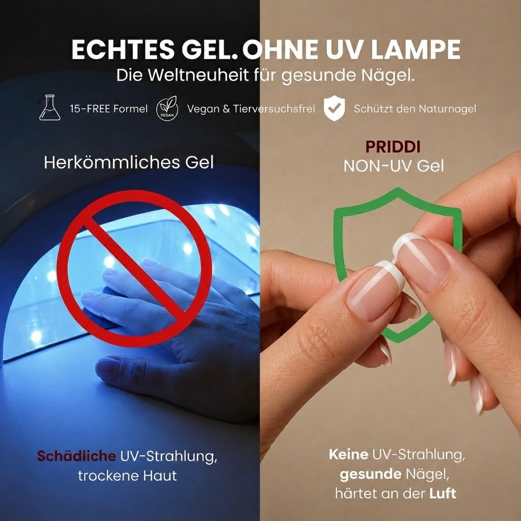 Vorher Nachher Non UV Manicure im Check