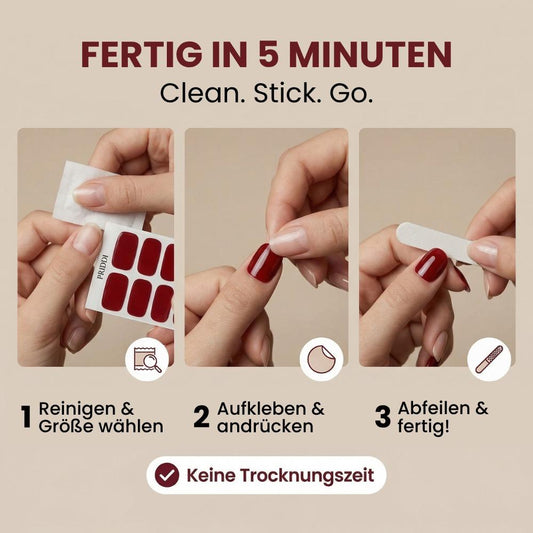 Wie funktionieren Nagelsticker zuhause?