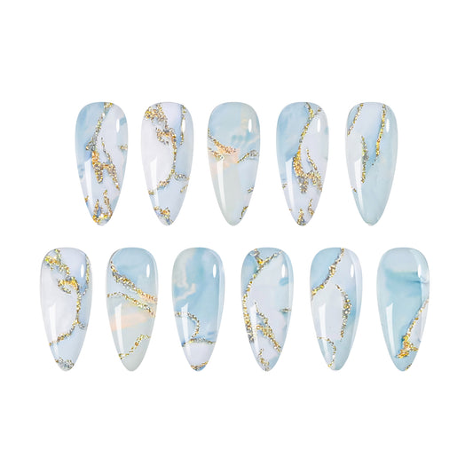 Non-UV Gel Nail Sticker Marmortau