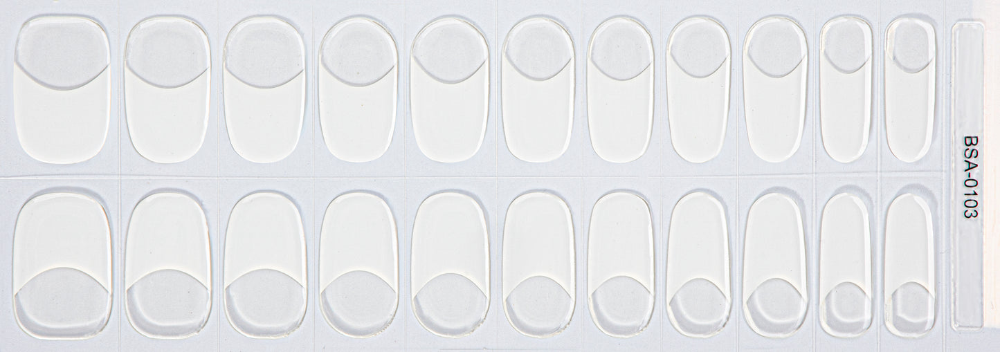 Non-UV Gel Nail Sticker French Diva - Die Ingenieurs-Lösung für Salon-Nägel in 5 Min.