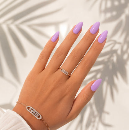 Non-UV Gel Nail Sticker Lavendeltraum - Die Ingenieurs-Lösung für Salon-Nägel in 5 Min.