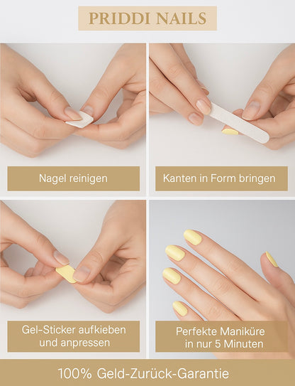 Non-UV Gel Nail Sticker Ibizablond