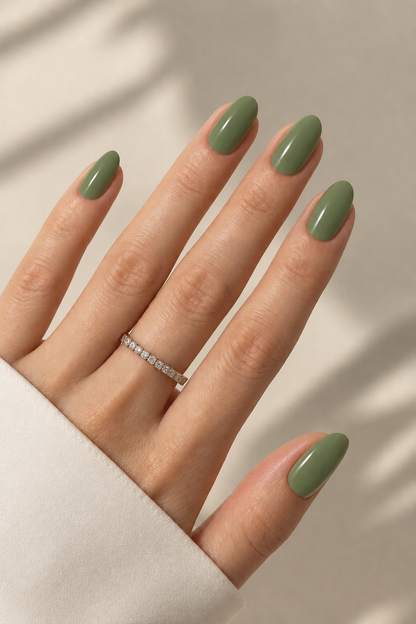 Non-UV Gel Nail Sticker Matcha- Die Ingenieurs-Lösung für Salon-Nägel in 5 Min.
