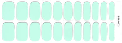 Non-UV Gel Nail Sticker Mint-Melodie