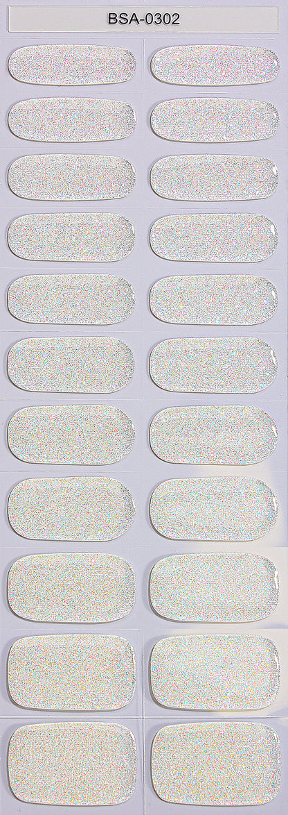 Non-UV Gel Nail Sticker Glitzer - Queen-Die Ingenieurs-Lösung für Salon-Nägel in 5 Min.