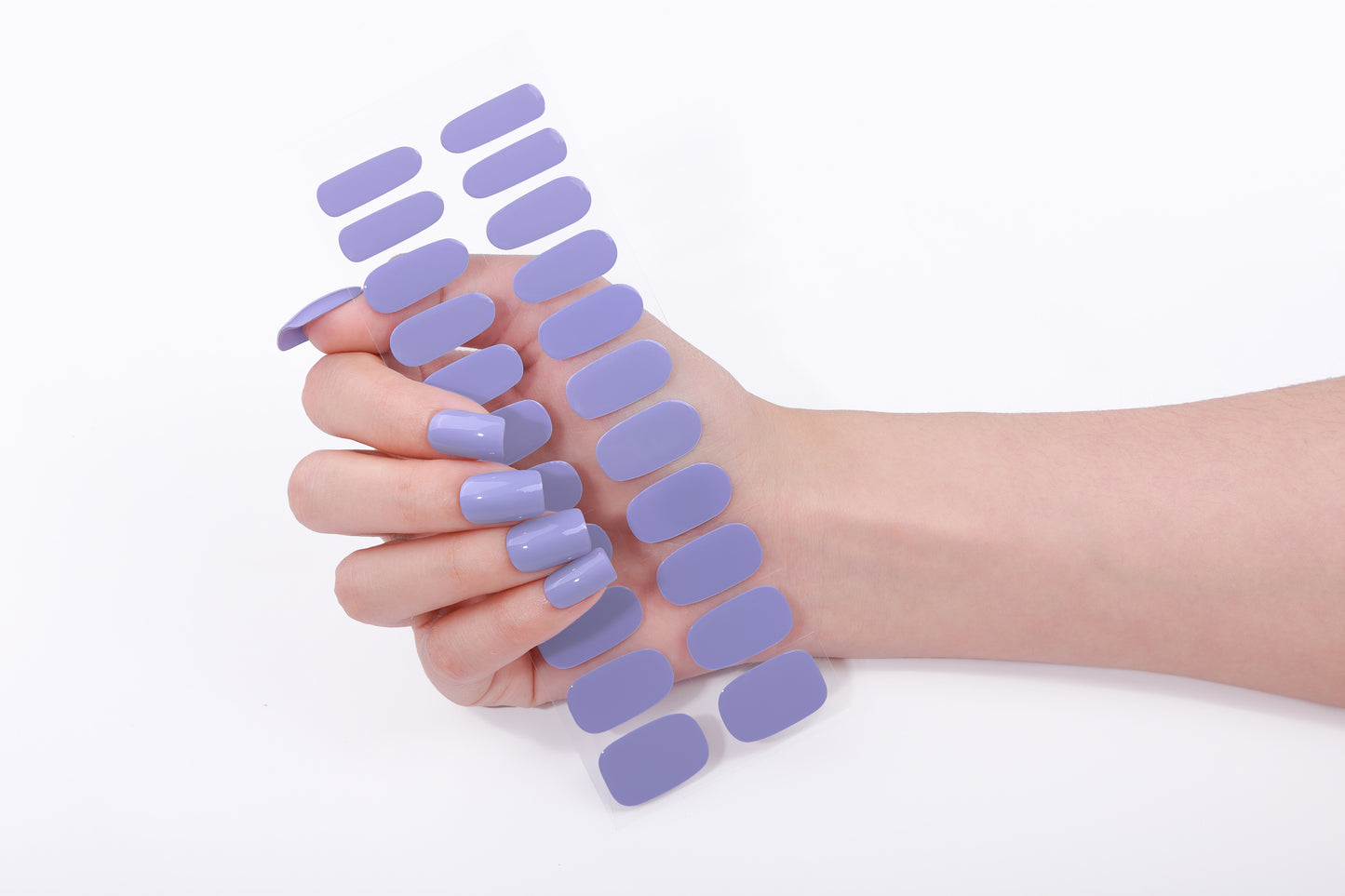 Non-UV Gel Nail Sticker Flieder