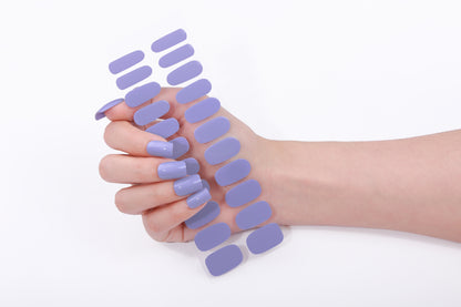 Non-UV Gel Nail Sticker Flieder