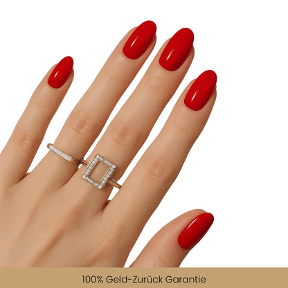 Non-UV Gel Nail Sticker Liebesrot