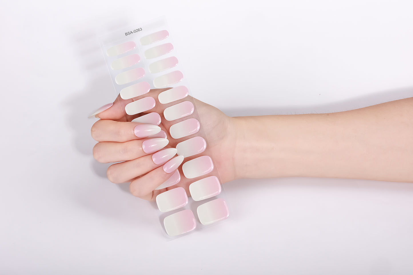 Non-UV Gel Nail Sticker Babyboomer - Die Ingenieurs-Lösung für Salon-Nägel in 5 Min.