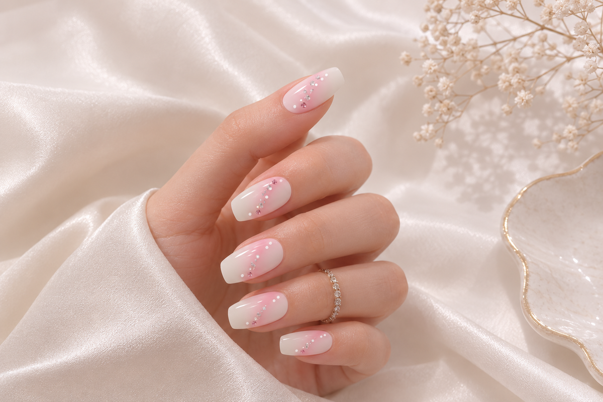 Non-UV Gel Nail Sticker La Digue - Die Ingenieurs-Lösung für Salon-Nägel in 5 Min.