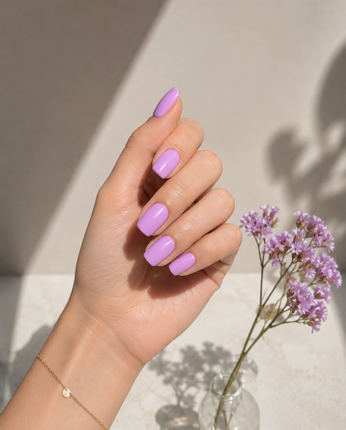 Non-UV Gel Nail Sticker Lavendeltraum - Die Ingenieurs-Lösung für Salon-Nägel in 5 Min.