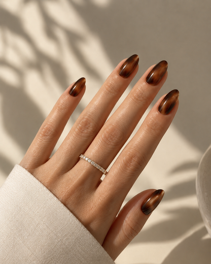 Non-UV Gel Nail Sticker Bernstein - Die Ingenieurs-Lösung für Salon-Nägel in 5 Min.