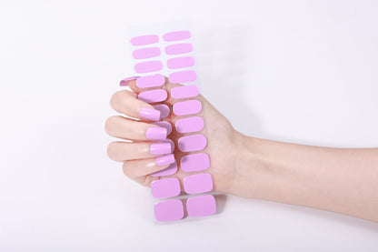 Non-UV Gel Nail Sticker Lavendeltraum - Die Ingenieurs-Lösung für Salon-Nägel in 5 Min.
