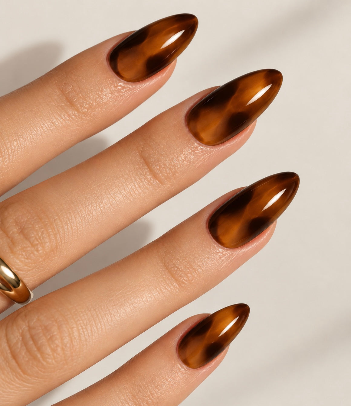 Non-UV Gel Nail Sticker Bernstein - Die Ingenieurs-Lösung für Salon-Nägel in 5 Min.