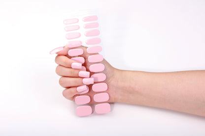 Non-UV Gel Nail Sticker Babyrosa - Die Ingenieurs-Lösung für Salon-Nägel in 5 Min.