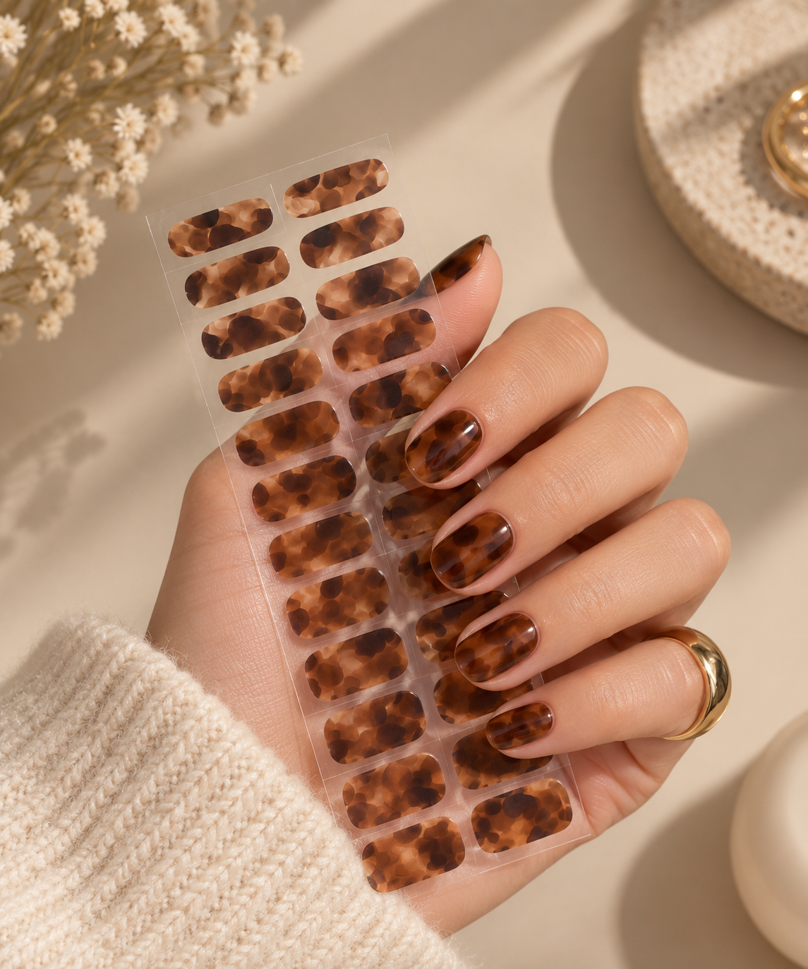 Non-UV Gel Nail Sticker Bernstein - Die Ingenieurs-Lösung für Salon-Nägel in 5 Min.