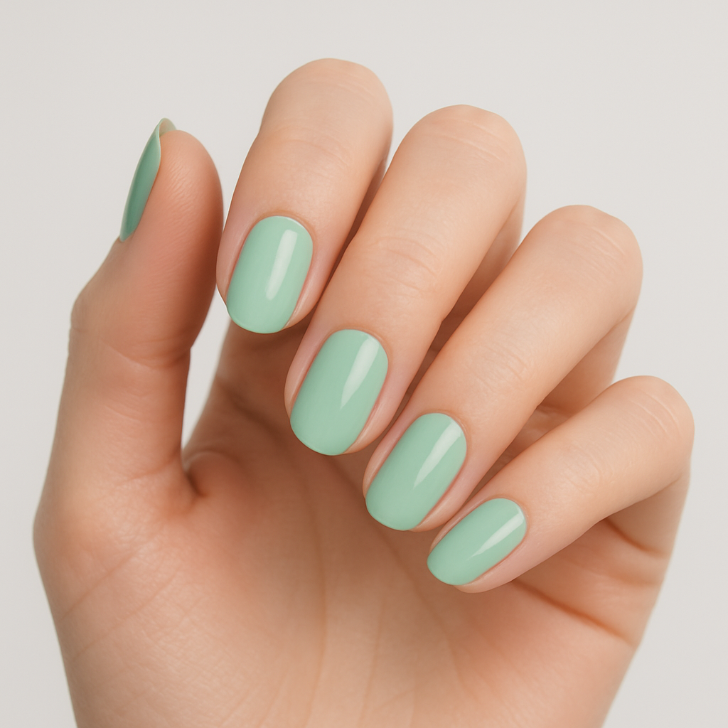Non-UV Gel Nail Sticker Mint-Melodie