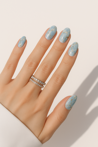 Non-UV Gel Nail Sticker Marmortau