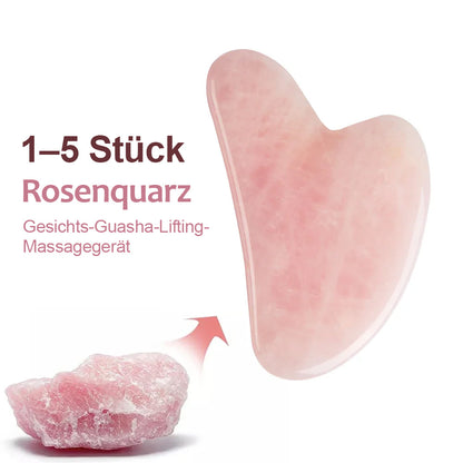 Rosenquartz Gua Sha Massagestein