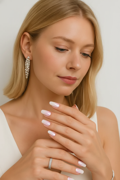 Non-UV Gel Nail Sticker Glitzer - Queen-Die Ingenieurs-Lösung für Salon-Nägel in 5 Min.