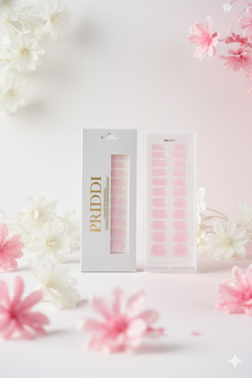 Non-UV Gel Nail Sticker Glitzer - Queen-Die Ingenieurs-Lösung für Salon-Nägel in 5 Min.