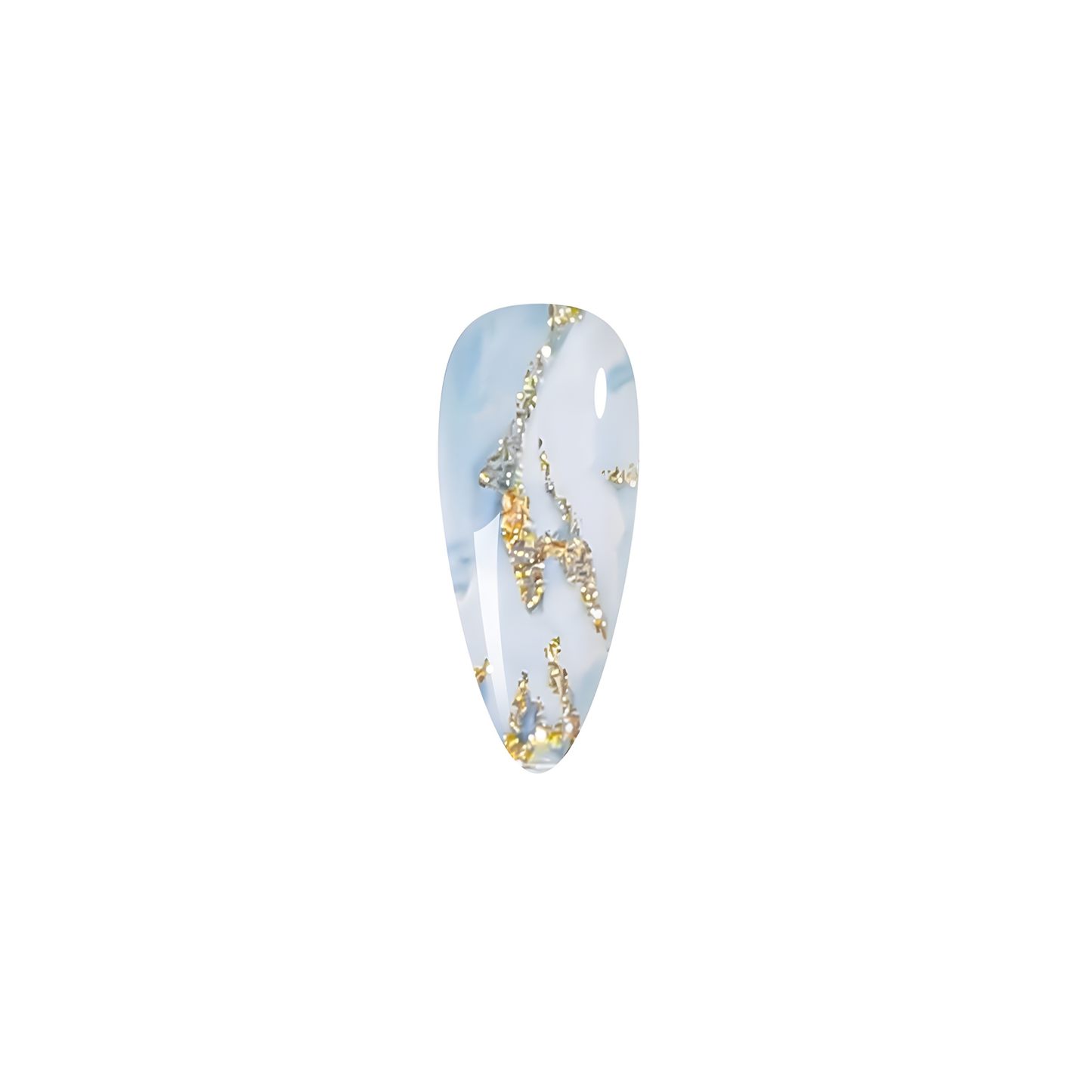 Non-UV Gel Nail Sticker Marmortau         - Die Ingenieurs-Lösung für Salon-Nägel in 5 Min.