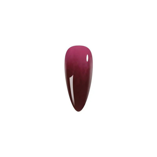 Non-UV Gel Nail Sticker Rubinrot - Die Ingenieurs-Lösung für Salon-Nägel in 5 Min.