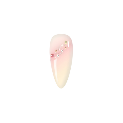 Non-UV Gel Nail Sticker La Digue - Die Ingenieurs-Lösung für Salon-Nägel in 5 Min.
