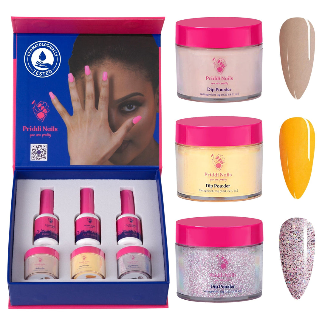 Priddi Andromeda Kit (3x Dip Powder) - Priddi