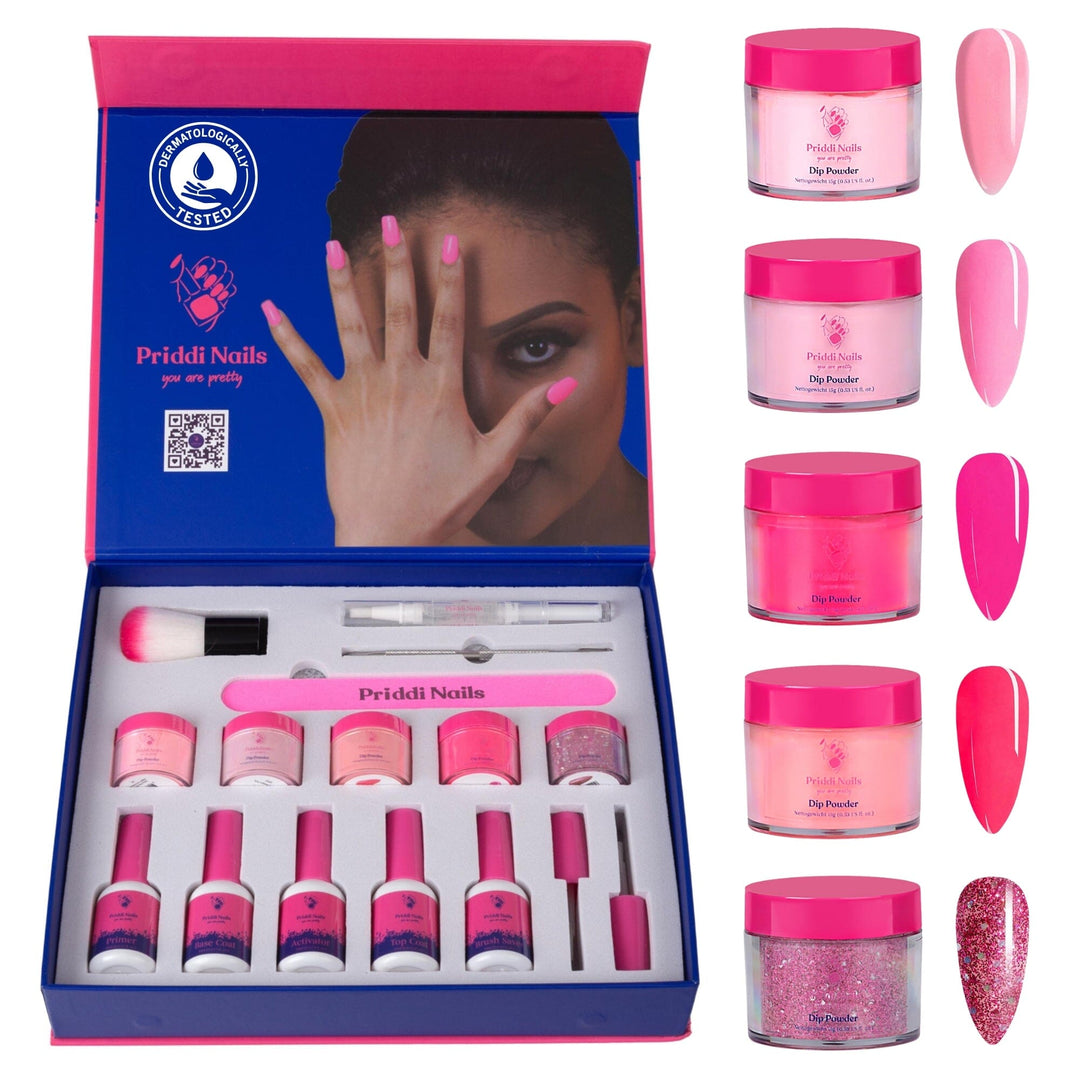 Priddi Carina Kit ( 5x Dip Powder ) - Priddi