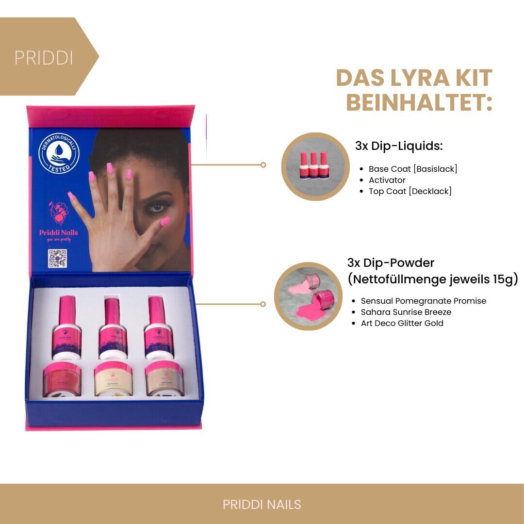 Priddi Lyra Kit (3x Dip Powder) - Priddi