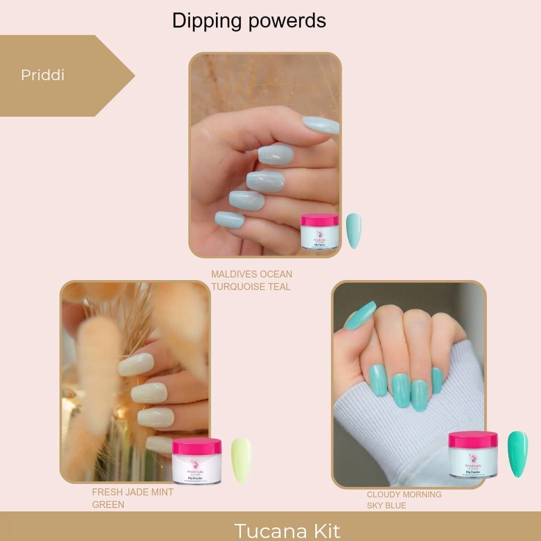 Priddi Tucana Kit (3x Dip Powder) - Priddi