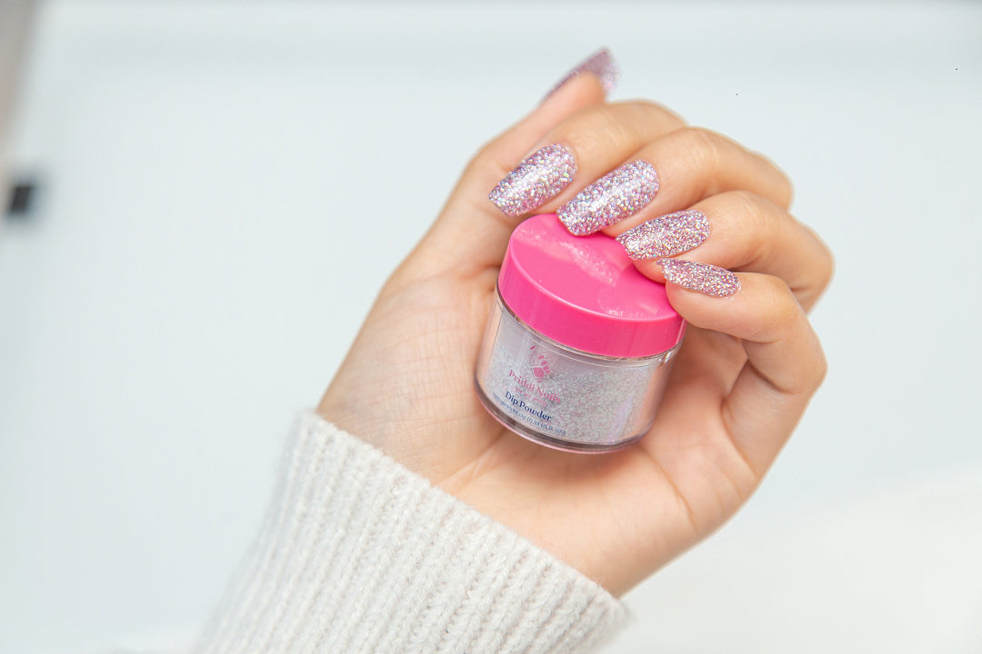 Red Marble Glitter Mauve - Priddi